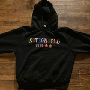 Black Astro world hoodie size large